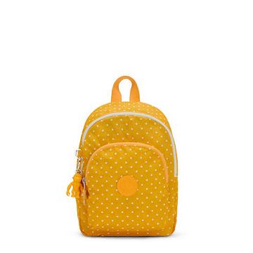 Kipling Curtis Compact Printed Convertible Rygsække Gul | DK 1545DF